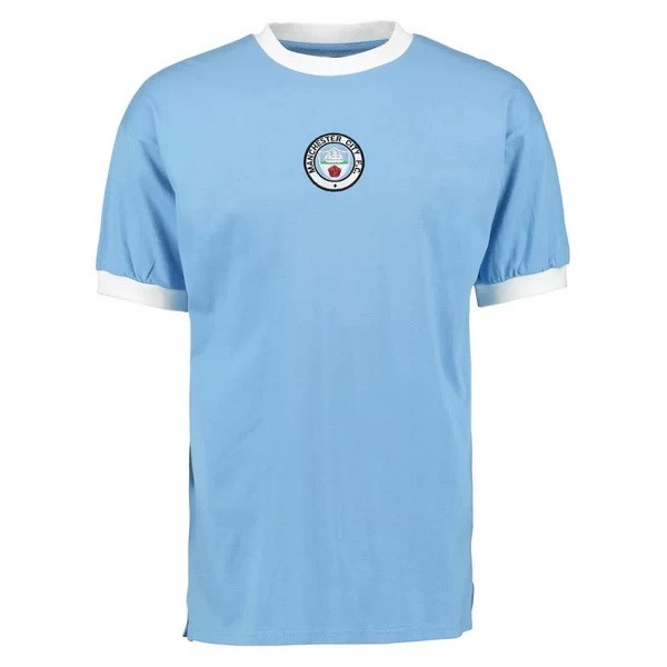 Tailandia Camiseta Manchester City 1ª Kit Retro 1972 Azul